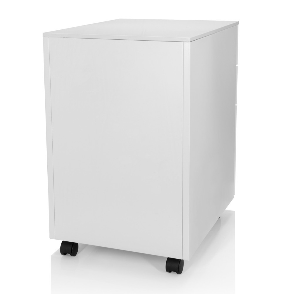 Productafbeelding nr. 9: Ladekast op wielen hjh OFFICE COLOR OS I metaal wit met cijferslot