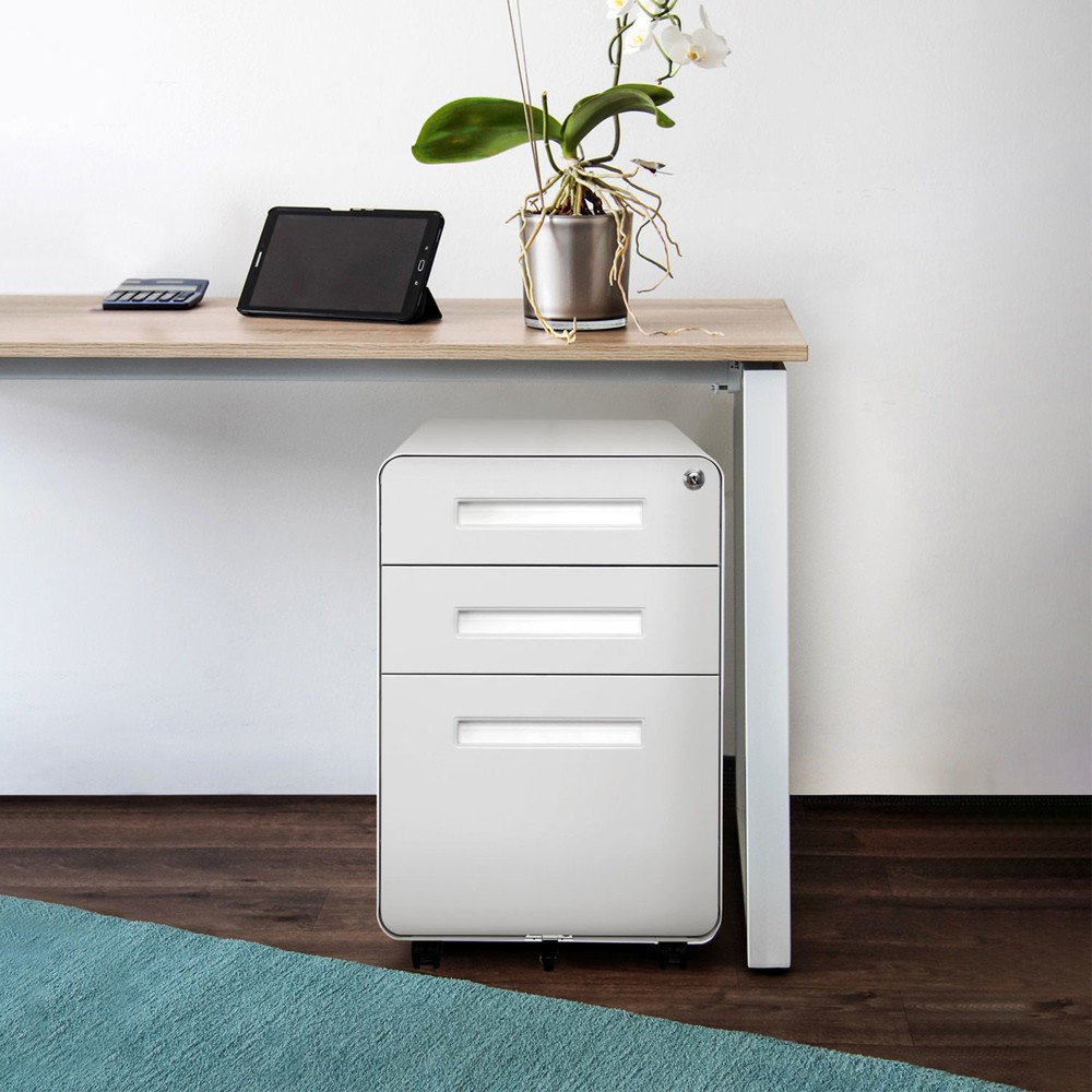 Productafbeelding nr. 3: Ladekast op wielen hjh OFFICE COLOR PLUS I metaal, wit