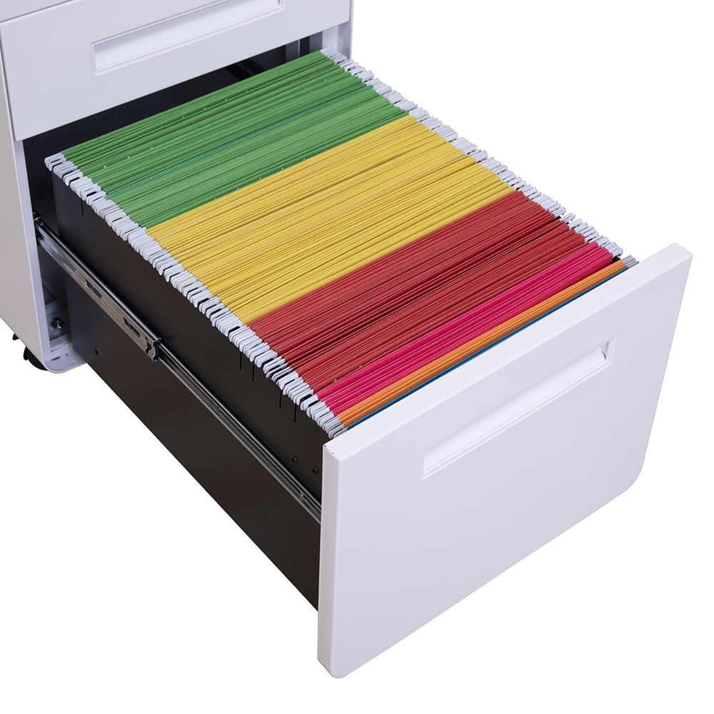 Productafbeelding nr. 7: Ladekast op wielen hjh OFFICE COLOR PLUS I metaal, wit