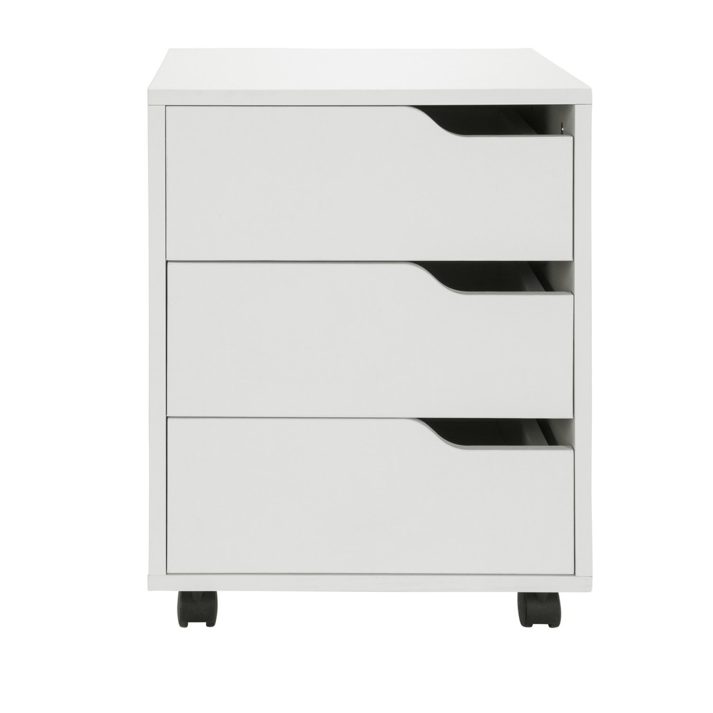 Product afbeelding: Ladekast op wielen hjh OFFICE ORGANISER I, wit / wit