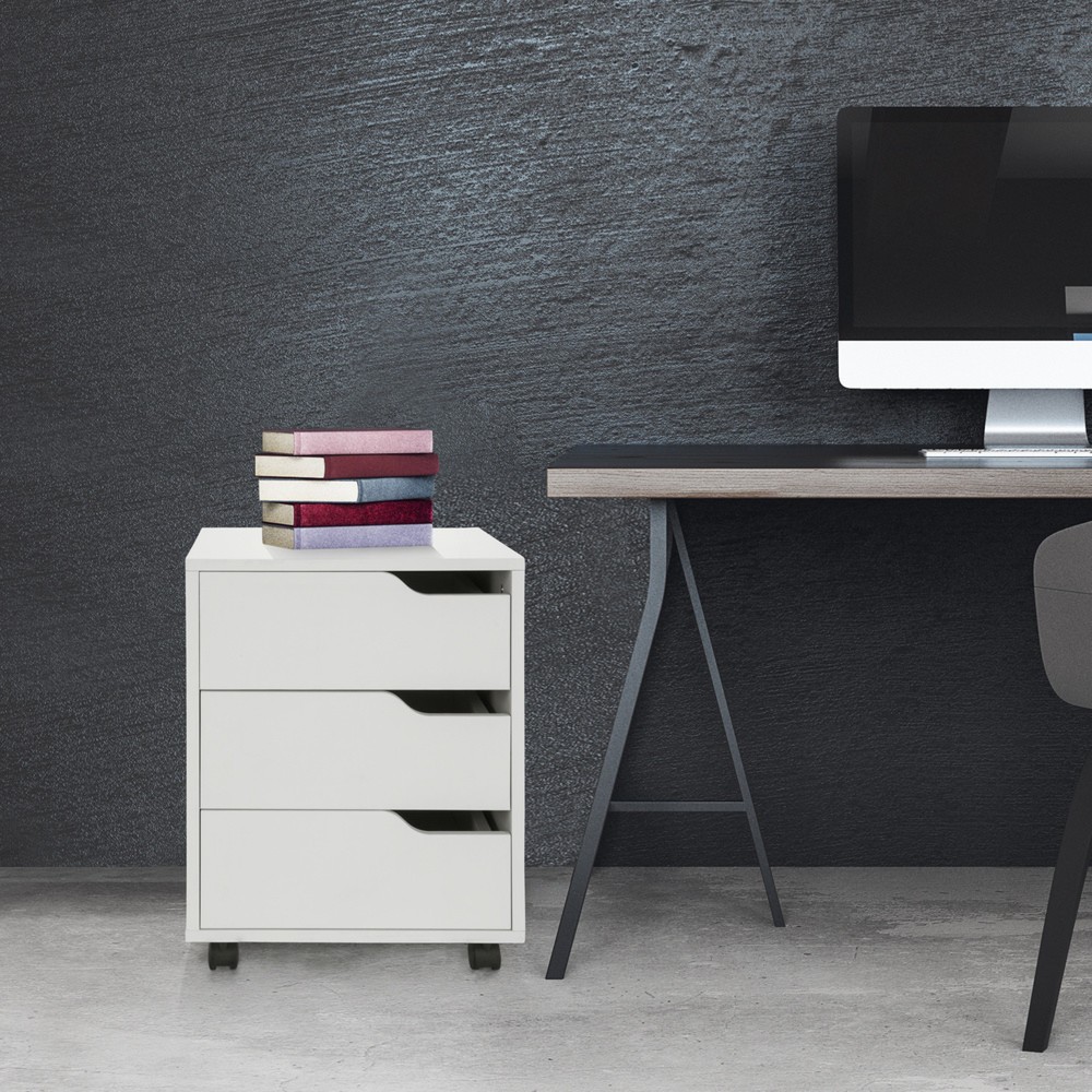 Productafbeelding nr. 3: Ladekast op wielen hjh OFFICE ORGANISER I, wit / wit