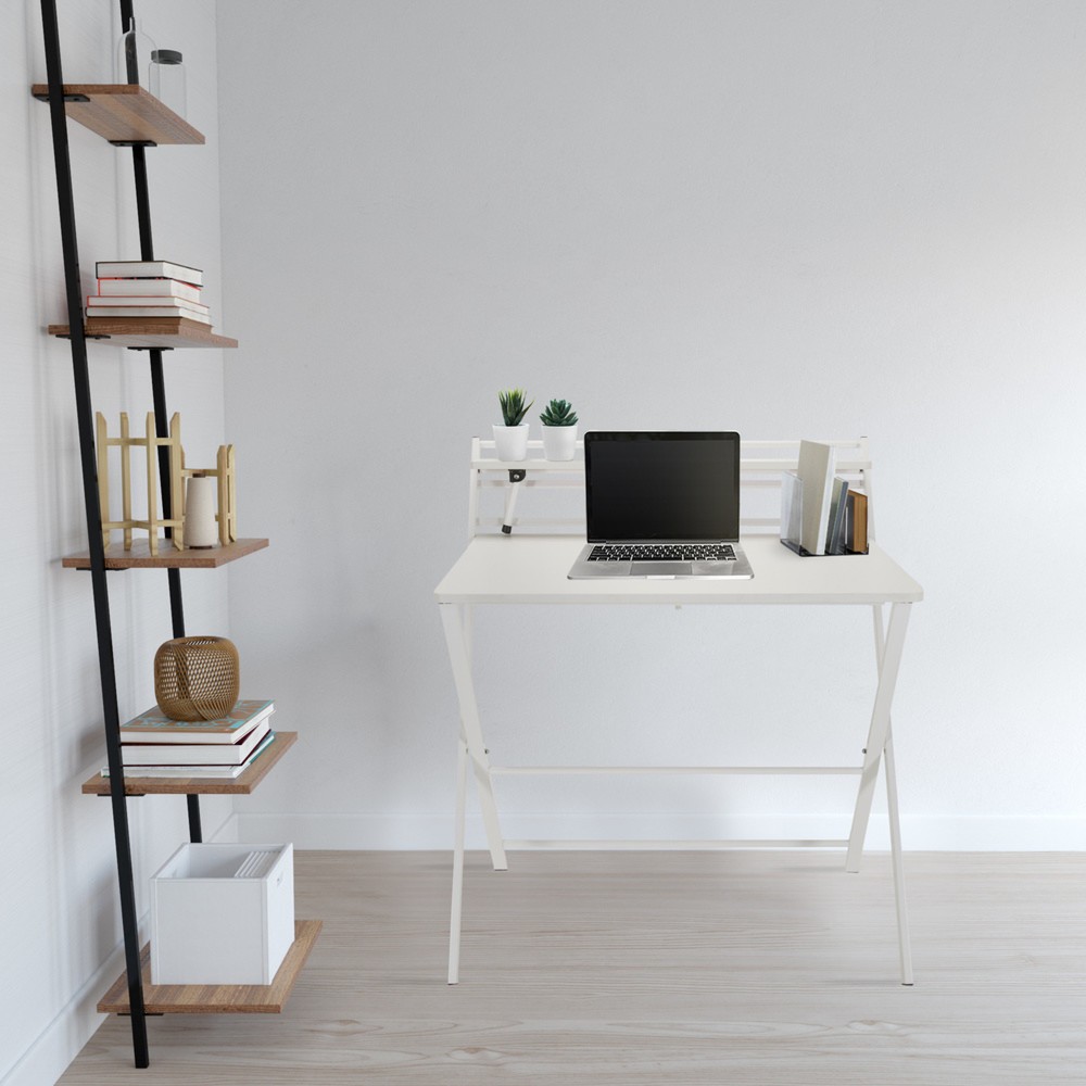 Productafbeelding nr. 4: Bureau / werktafel hjh OFFICE EASY CLAP 92 x 84, wit / wit