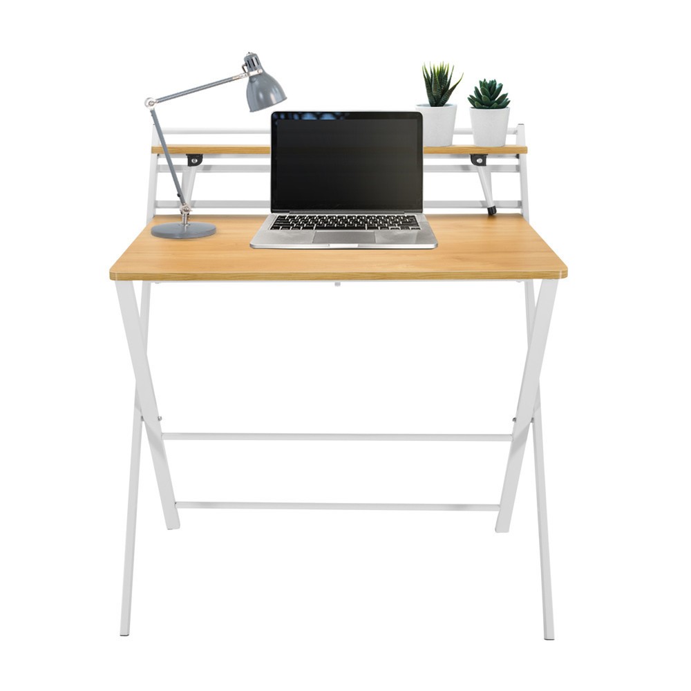 Productafbeelding nr. 2: Bureau / werktafel hjh OFFICE EASY CLAP 92 x 84, beuk licht / wit