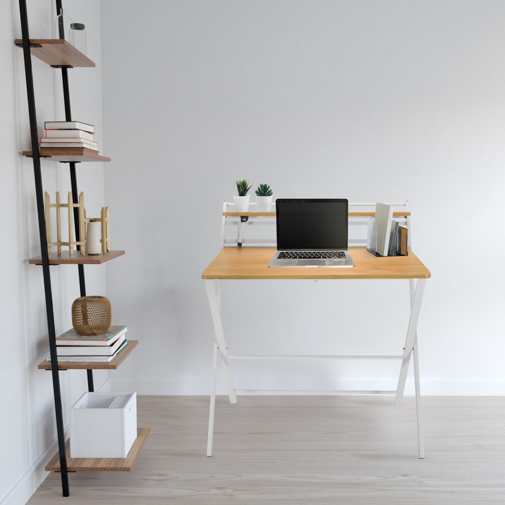 Productafbeelding nr. 4: Bureau / werktafel hjh OFFICE EASY CLAP 92 x 84, beuk licht / wit