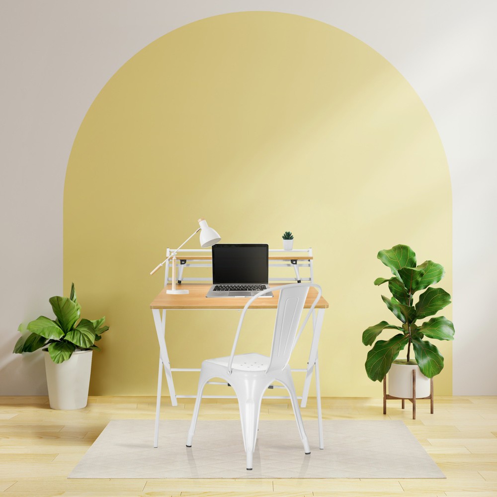 Productafbeelding nr. 6: Bureau / werktafel hjh OFFICE EASY CLAP 92 x 84, beuk licht / wit