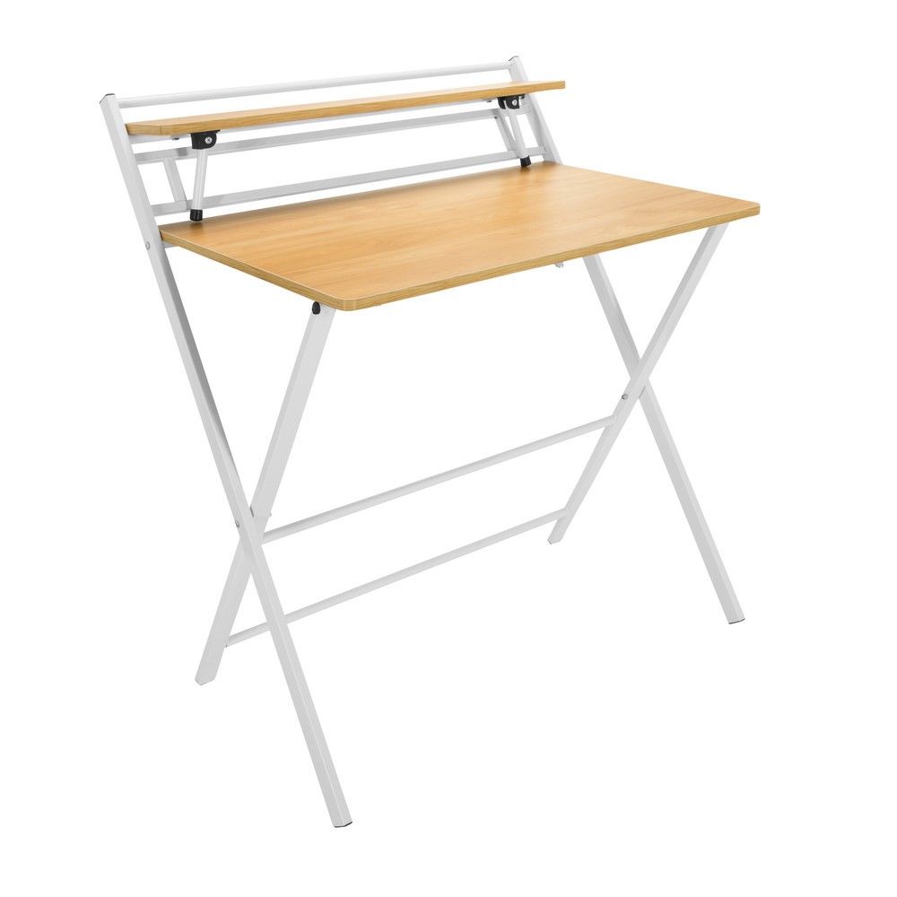 Productafbeelding nr. 7: Bureau / werktafel hjh OFFICE EASY CLAP 92 x 84, beuk licht / wit
