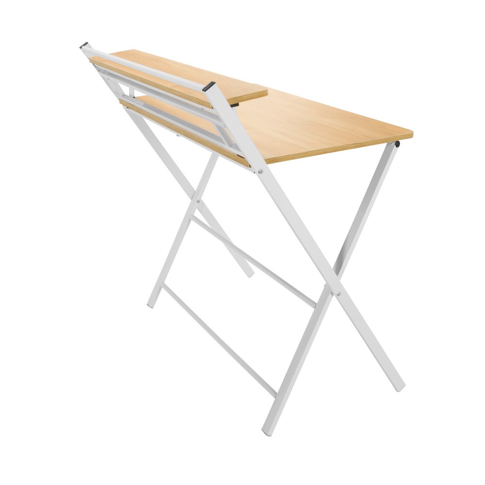 Productafbeelding nr. 9: Bureau / werktafel hjh OFFICE EASY CLAP 92 x 84, beuk licht / wit