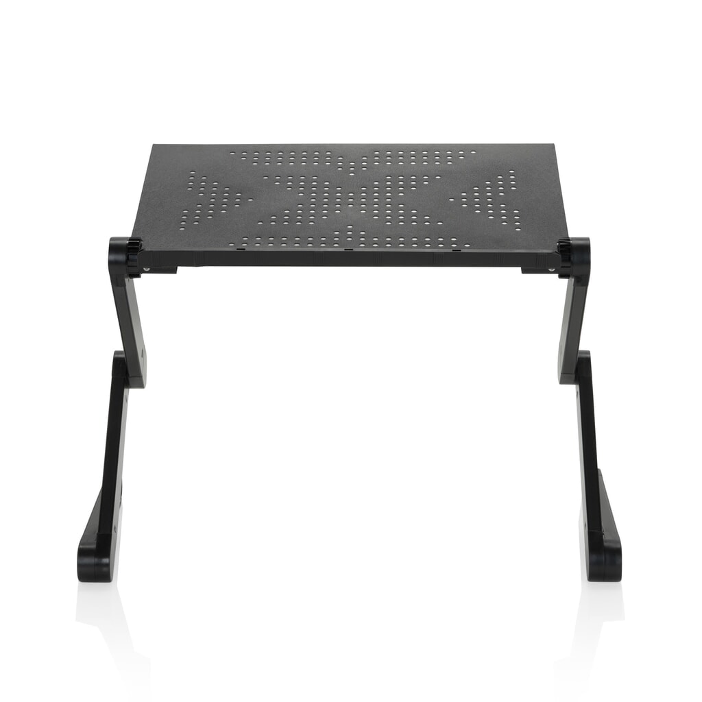 Product afbeelding: Zit-sta bureau-opzetstuk hjh OFFICE VM-SA II klapbaar aluminium, zwart