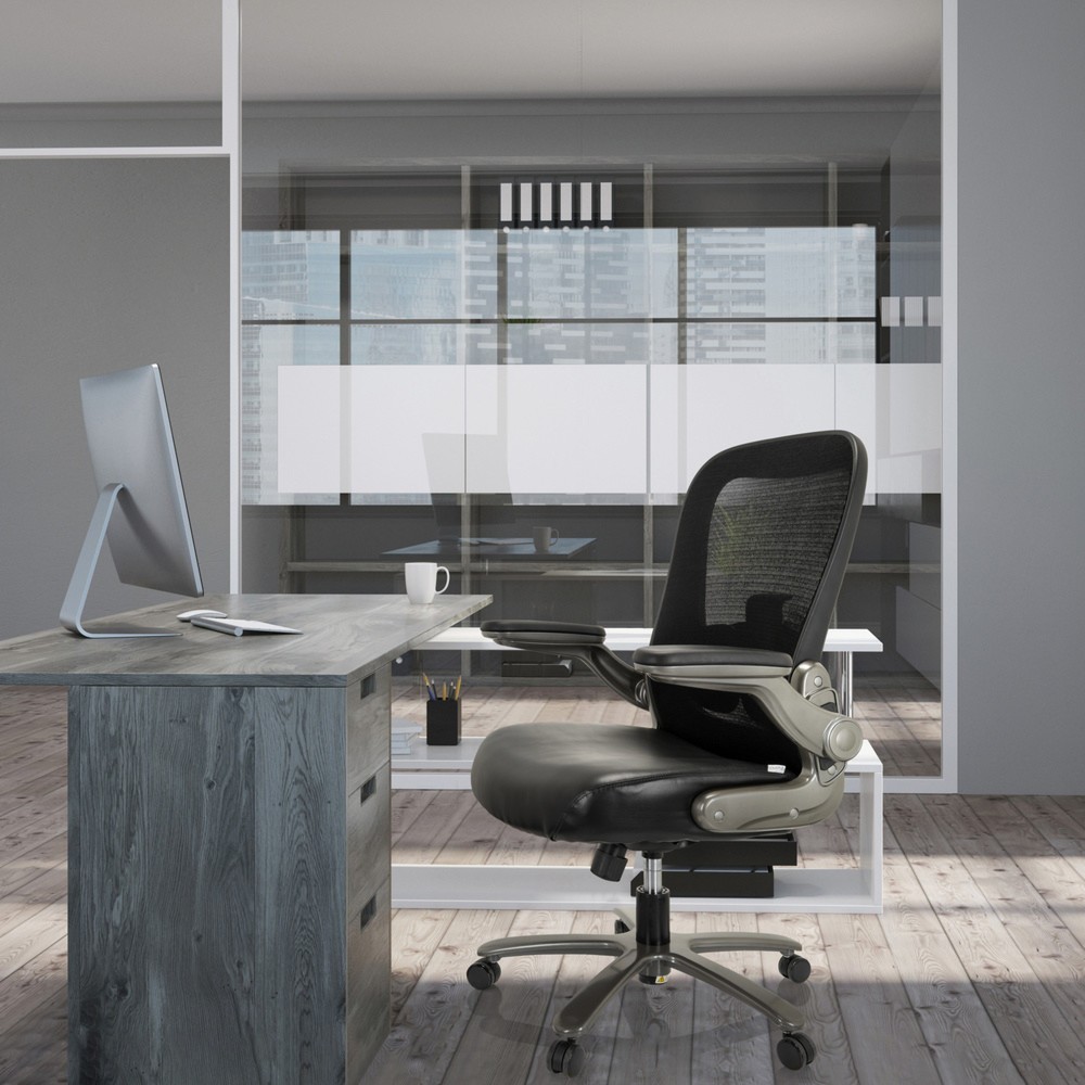 Productafbeelding nr. 4: Zwaarlaststoel / bureaustoel hjh OFFICE INSTRUCTOR T I Titan XXL netstof / kunstleer, zwart