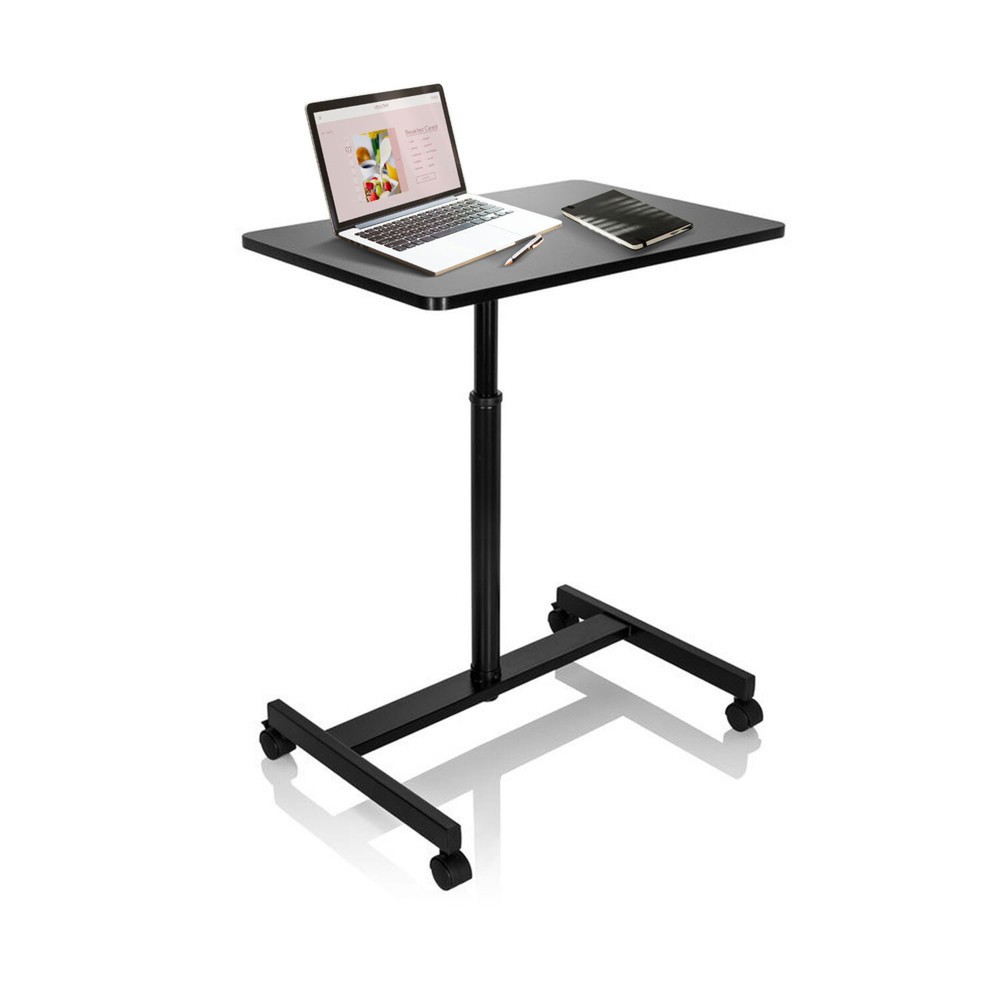Productafbeelding nr. 2: Statafel / laptopstandaard OFFICE STAND VM-SU met gasdrukveer & wielen, zwart