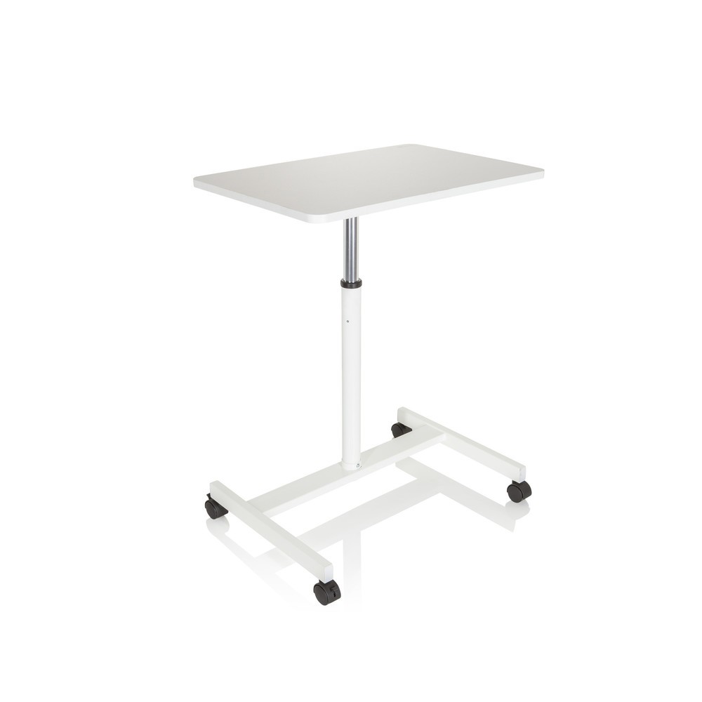 Productafbeelding nr. 7: Statafel / laptopstandaard OFFICE STAND VM-SU met gasdrukveer & wielen, wit