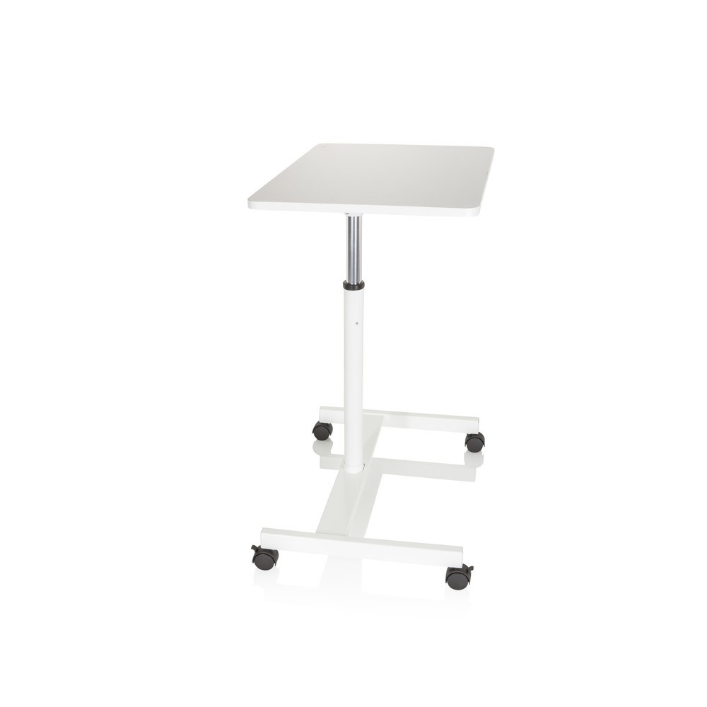 Productafbeelding nr. 8: Statafel / laptopstandaard OFFICE STAND VM-SU met gasdrukveer & wielen, wit