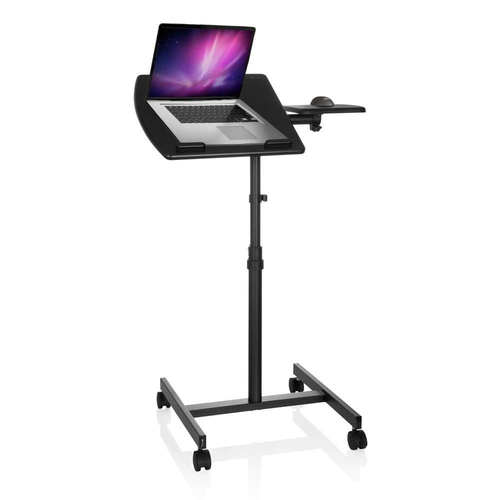 Productafbeelding nr. 2: Statafel / laptopstandaard met wielen hjh OFFICE VM-SL, zwart