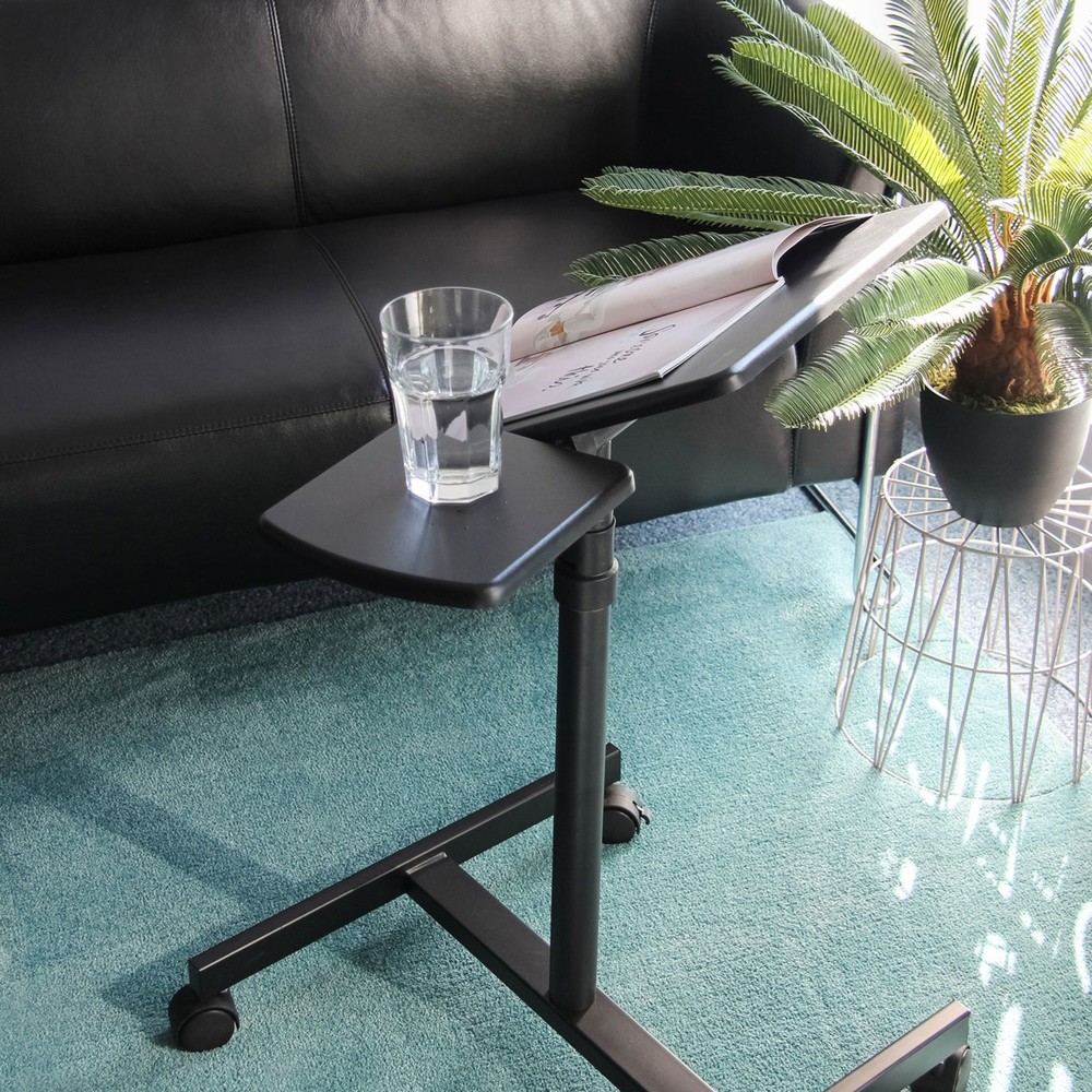 Productafbeelding nr. 6: Statafel / laptopstandaard met wielen hjh OFFICE VM-SL, zwart