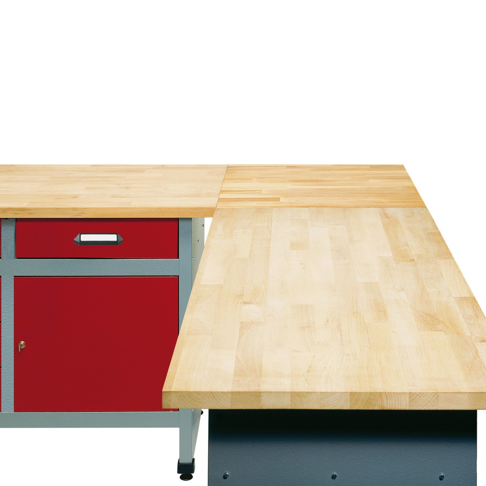 Product afbeelding: Hoek-/verbindingselement voor werkbank, bxd 600 x 600 mm, cap. 300 kg