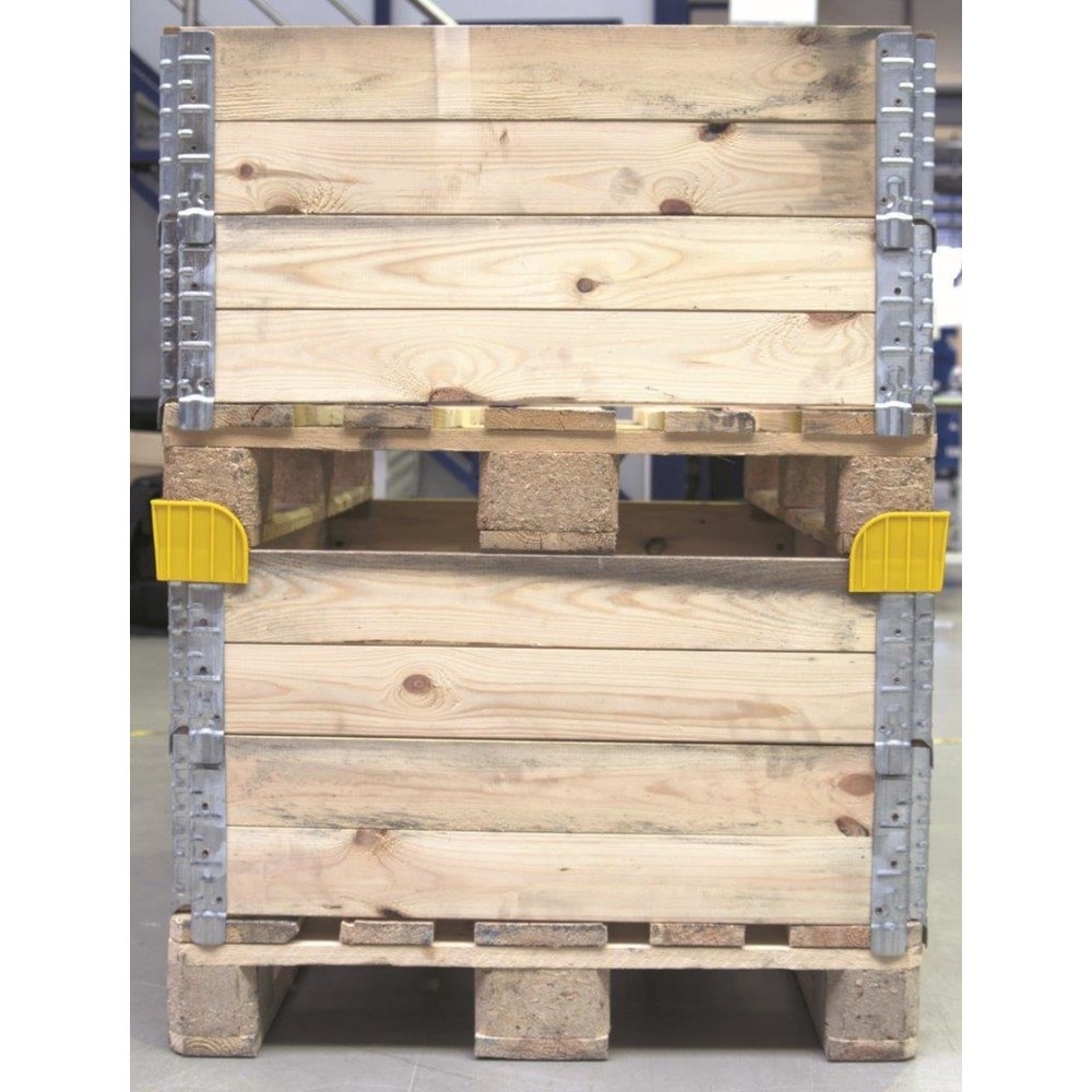 Productafbeelding nr. 6: Hoekbeschermer, stapelhoeken voor opzetframes, 144 stuks/verpakkingseenheid, geel