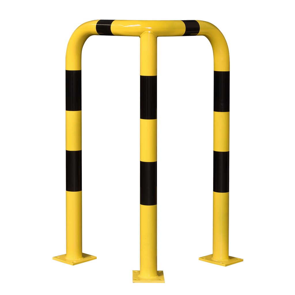 Product afbeelding: Hoekbeschermingsbeugel voor gebruik binnen en buiten, thermisch verzinkt, hoogte 1.200 mm