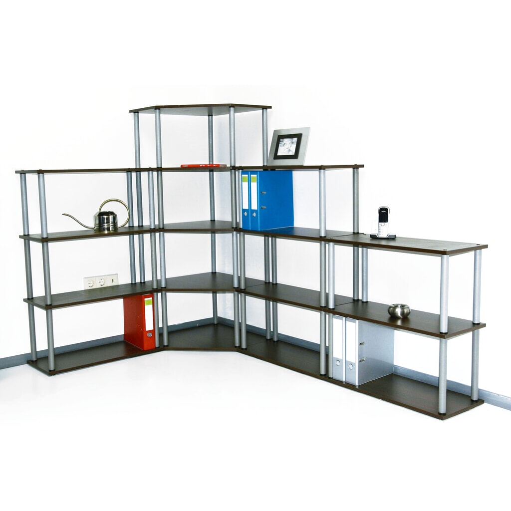 Hoekstelling OFFICE, 4 legplanken Product afbeelding: Hoekstelling OFFICE, 4 legplanken