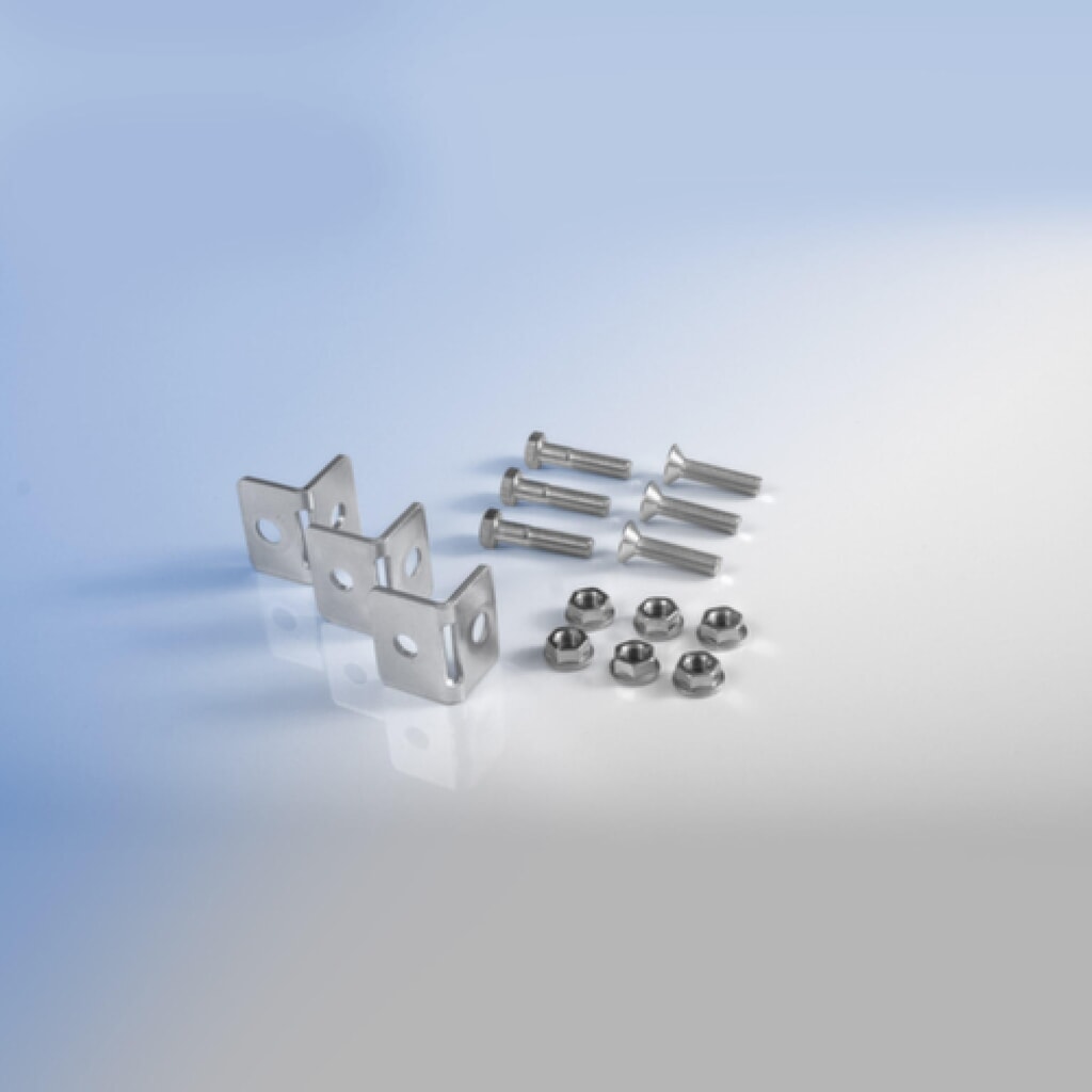 TROAX® toebehoren voor hoekverbinders voor rasterscheidingswandsysteem, voor machinebeschermrooster Product afbeelding: TROAX® toebehoren voor hoekverbinders voor rasterscheidingswandsysteem, voor machinebeschermrooster