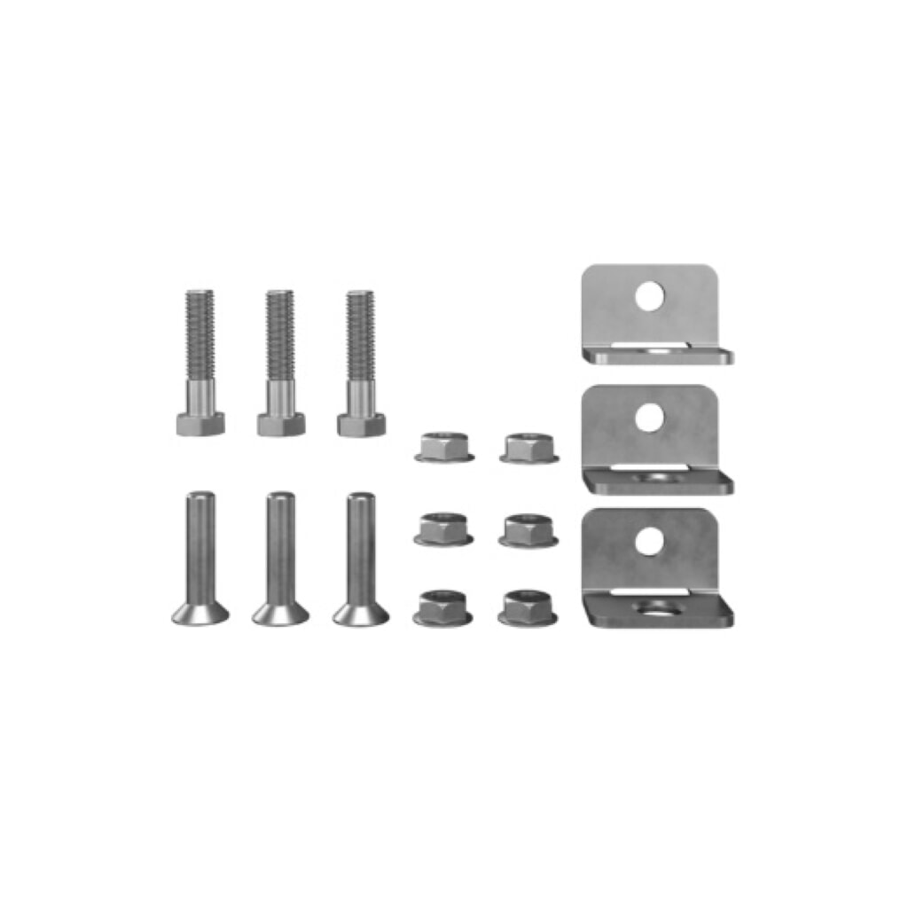 TROAX® toebehoren voor hoekverbinders voor rasterscheidingswandsysteem, voor scheidingswanden voor magazijnen, 3 stuks/pak. Product afbeelding: TROAX® toebehoren voor hoekverbinders voor rasterscheidingswandsysteem, voor scheidingswanden voor magazijnen, 3 stuks/pak.