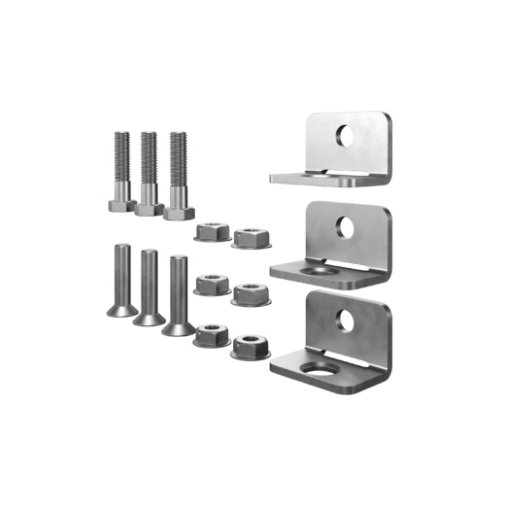 TROAX® toebehoren voor hoekverbinders voor rasterscheidingswandsysteem, voor scheidingswanden voor magazijnen, 3 stuks/pak. Productafbeelding nr. 2: TROAX® toebehoren voor hoekverbinders voor rasterscheidingswandsysteem, voor scheidingswanden voor magazijnen, 3 stuks/pak.