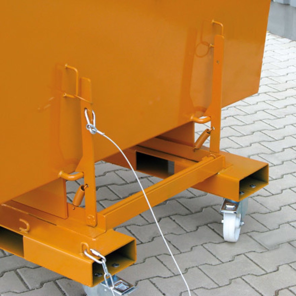 Productafbeelding nr. 5: Kantelbak met afrolmechanisme, hoge bouwhoogte, verzinkt, 500 l