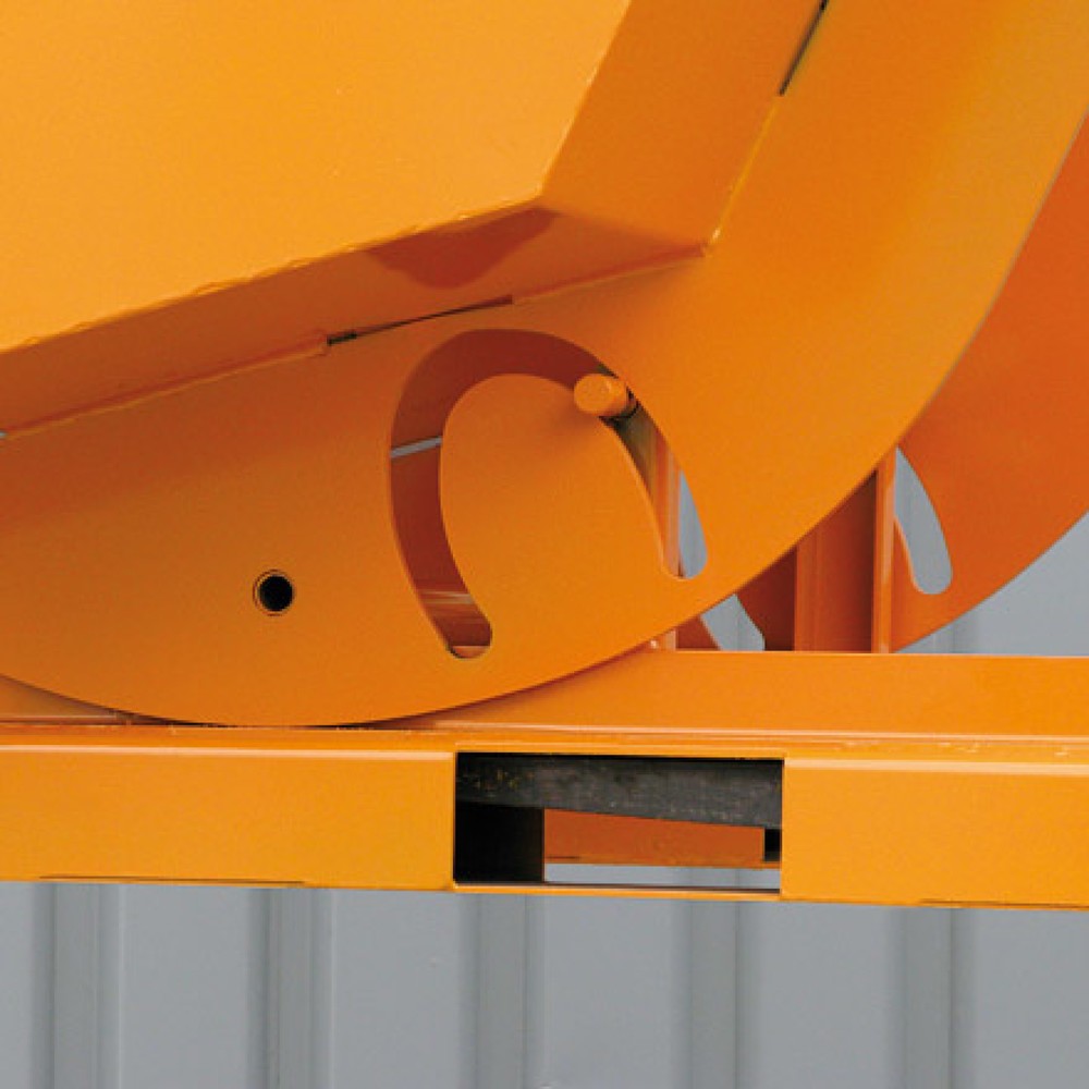 Productafbeelding nr. 6: Kantelbak met afrolmechanisme, hoge bouwhoogte, verzinkt, 500 l