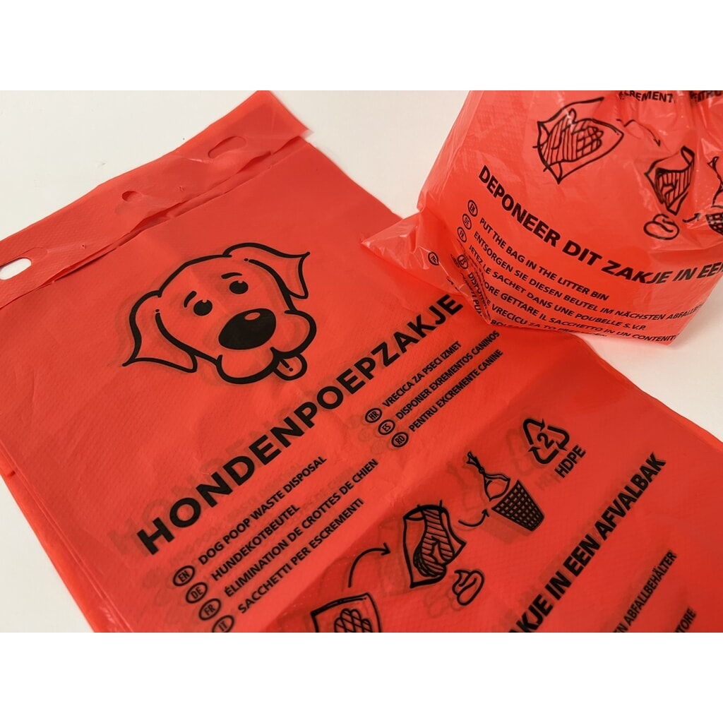 Product afbeelding: Hondenpoepzakjes, rood, 5.000 stuks/VE