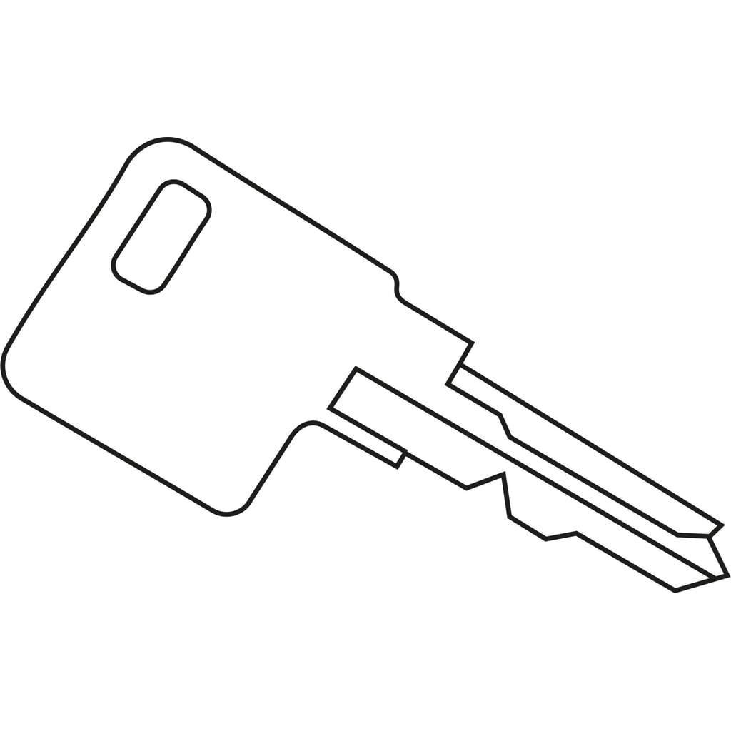 Hoofdsleutel voor mechanisch cijferslot voor C+P kledingkast WF-Locks 1401 Product afbeelding: Hoofdsleutel voor mechanisch cijferslot voor C+P kledingkast WF-Locks 1401