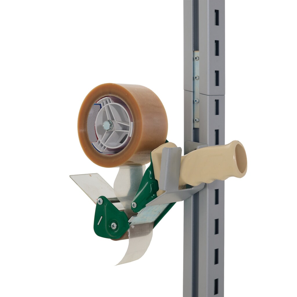 Houder voor plakbandafroller voor Rocholz paktafel, hxbxd 78 x 95 x 38 mm Product afbeelding: Houder voor plakbandafroller voor Rocholz paktafel, hxbxd 78 x 95 x 38 mm