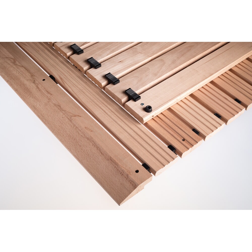 Productafbeelding nr. 4: Houten rooster Yoga Industrie, incl. oprijwiggen en afgeschuinde kanten, breedte 800 mm