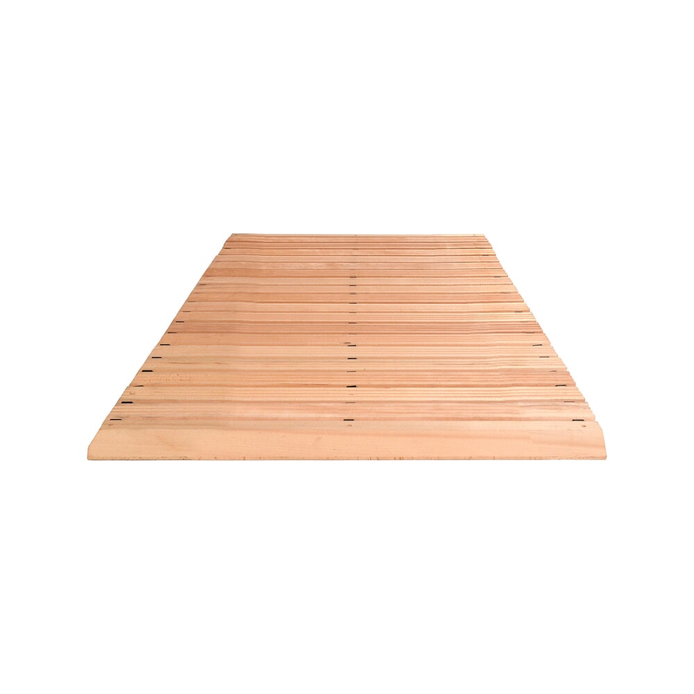 Productafbeelding nr. 1: Houten rooster Yoga Industrie, incl. oprijwiggen en afgeschuinde kanten, breedte 1.000 mm