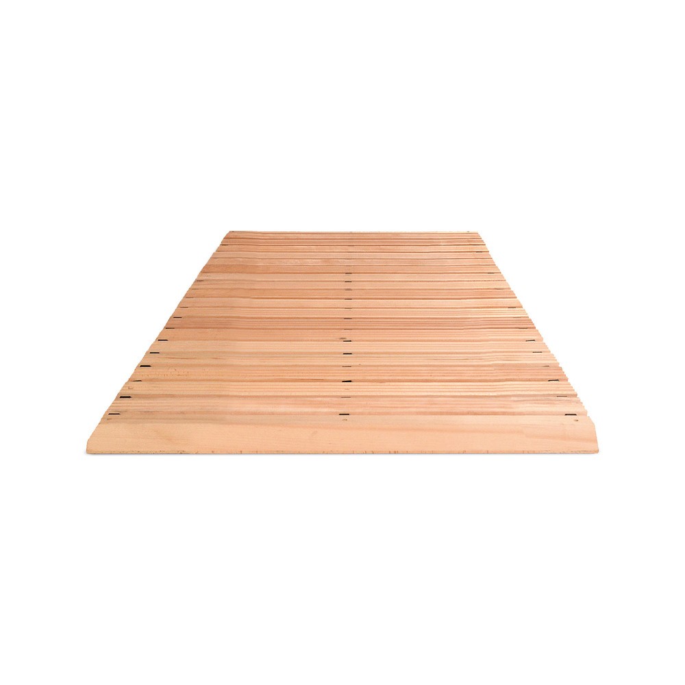 Productafbeelding nr. 1: Houten rooster Yoga Industrie, incl. oprijwiggen en afgeschuinde kanten, breedte 1.000 mm