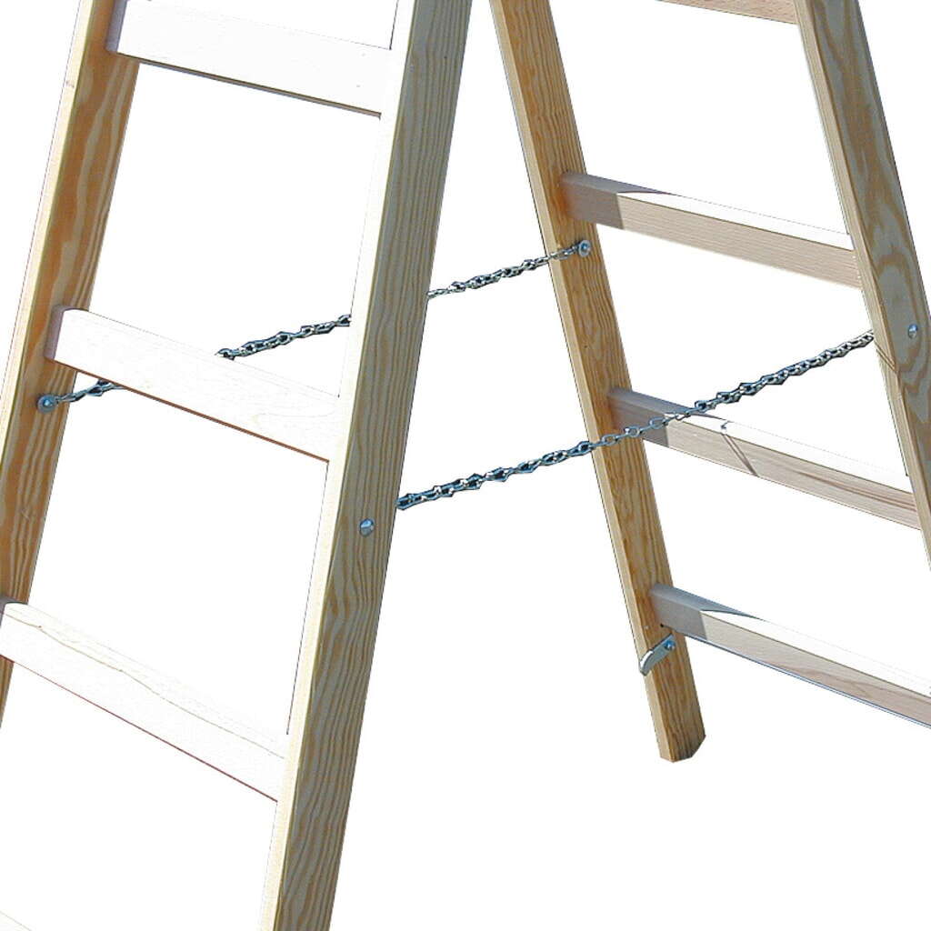 Productafbeelding nr. 2: Houten sportenladder KRAUSE®, 2-zijdig begaanbaar, standhoogte 0,50 m