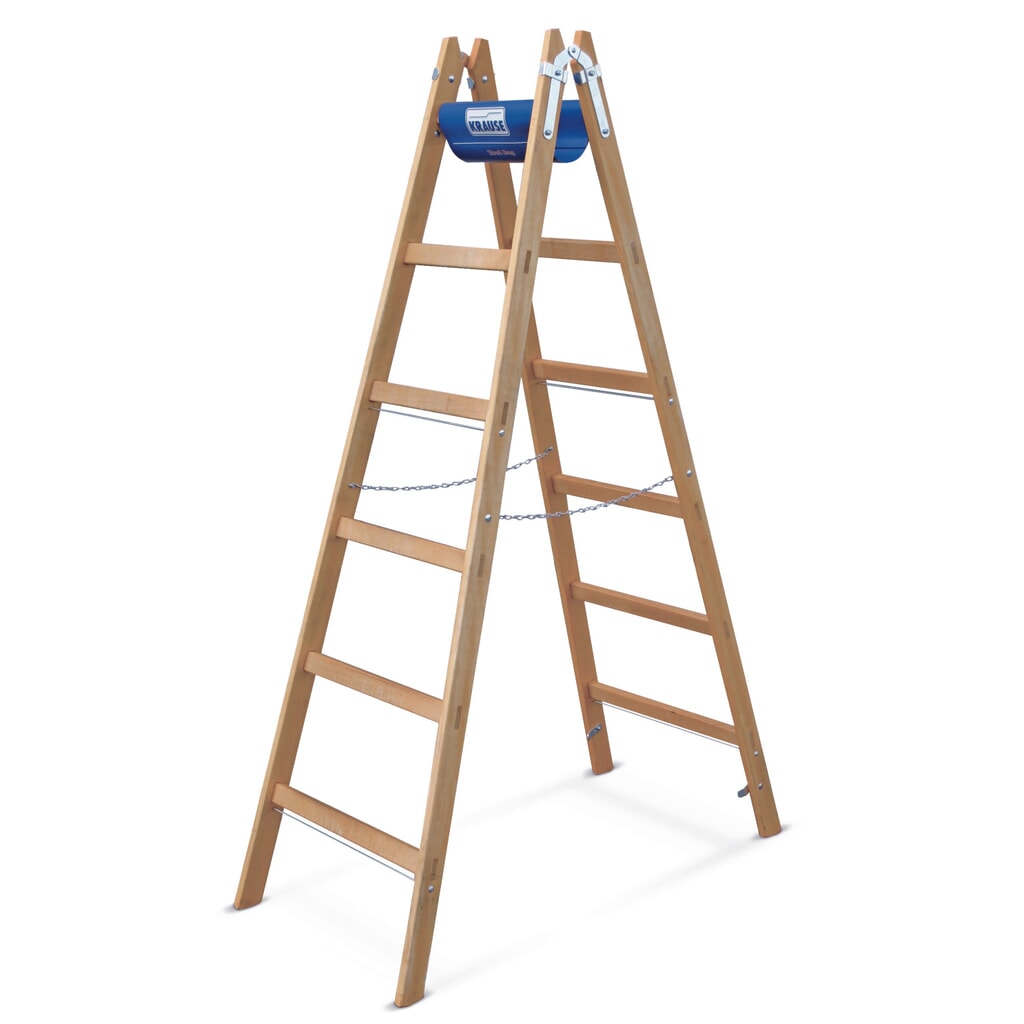 Houten sportenladder KRAUSE®, 2-zijdig begaanbaar, standhoogte 0,50 m Productafbeelding nr. 4: Houten sportenladder KRAUSE®, 2-zijdig begaanbaar, standhoogte 0,50 m