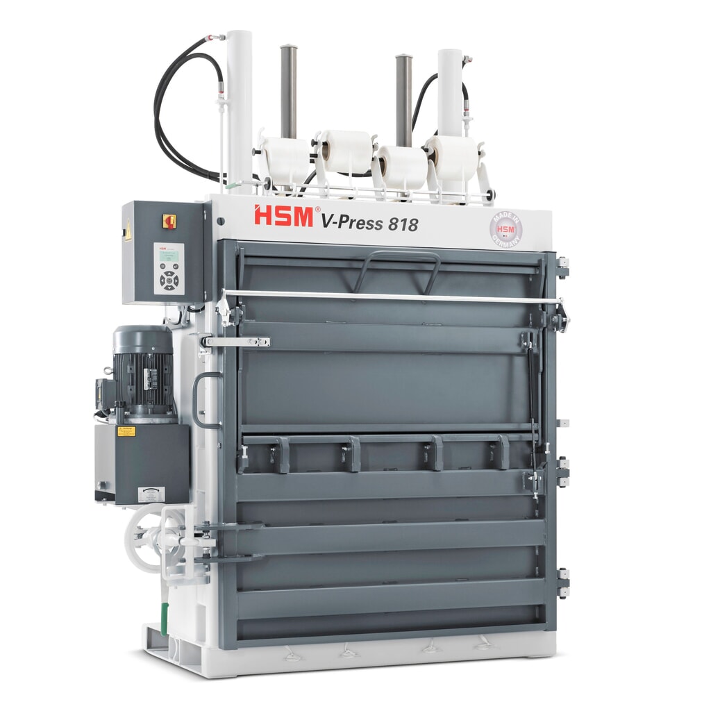 HSM automatische balenpers V-Press 818 plus Product afbeelding: HSM automatische balenpers V-Press 818 plus