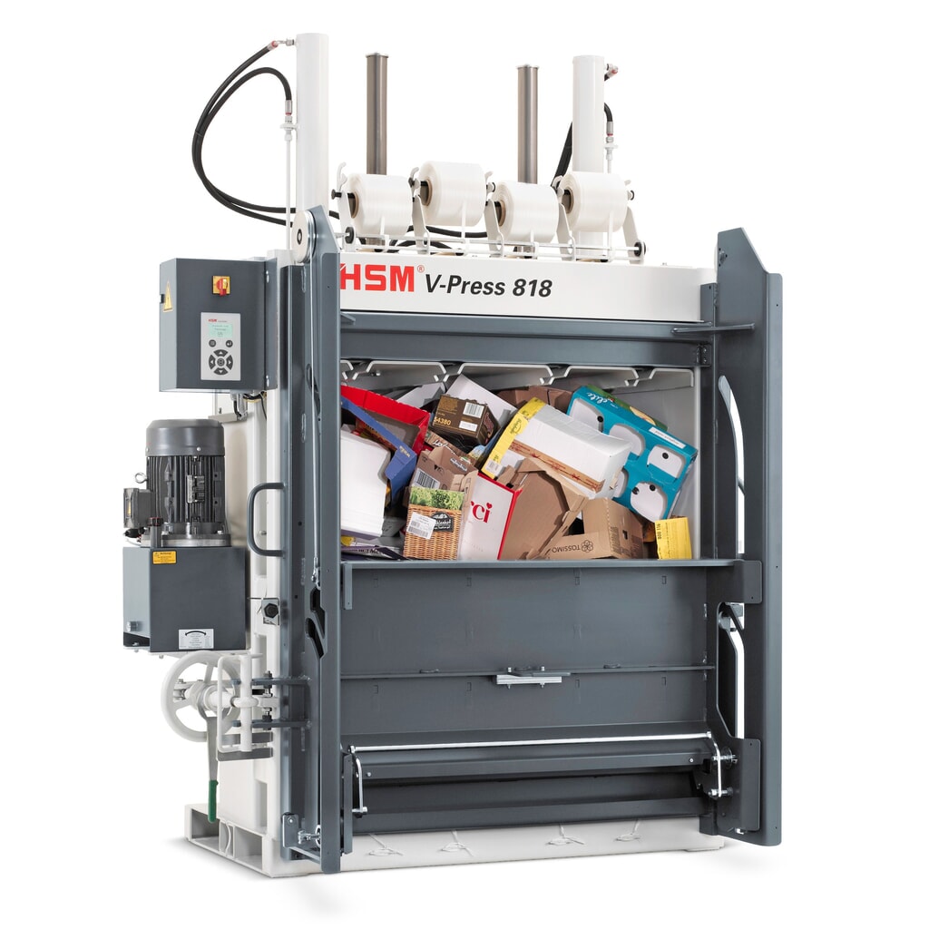 HSM Automatische balenpers V-Press 818 plus pro Productafbeelding nr. 2: HSM Automatische balenpers V-Press 818 plus pro