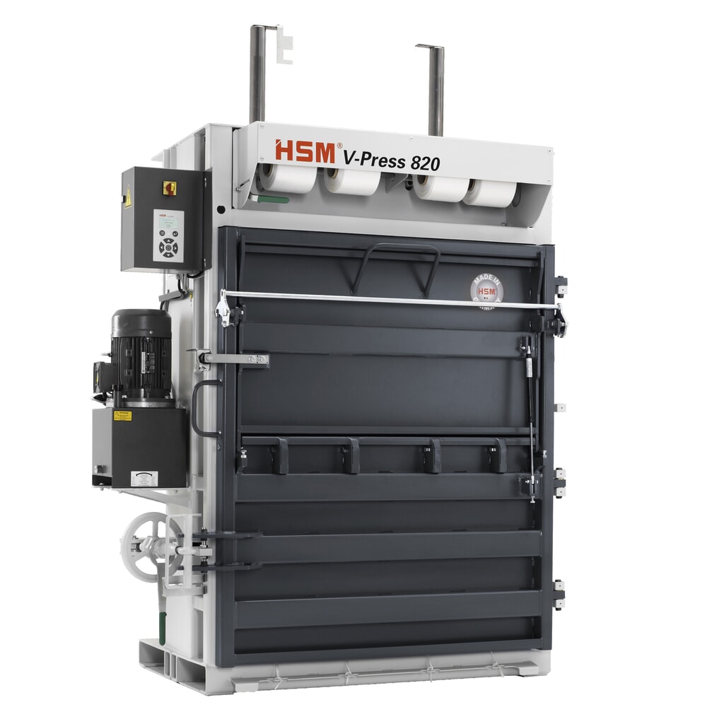 HSM automatische balenpers V-Press 820 plus Product afbeelding: HSM automatische balenpers V-Press 820 plus