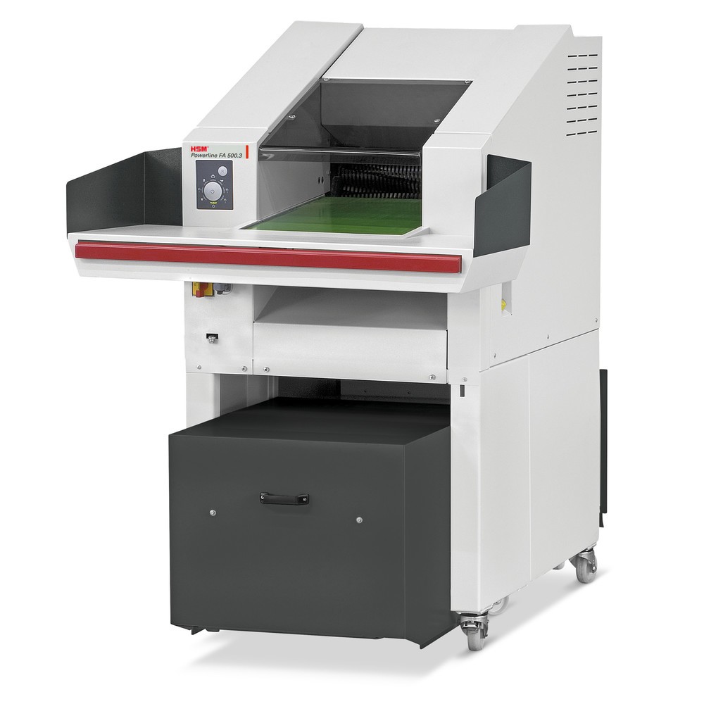 Product afbeelding: HSM combi-apparaat met schredder en pers Powerline SP 5080, snijdt snippers van 10,5 x 40-76 mm