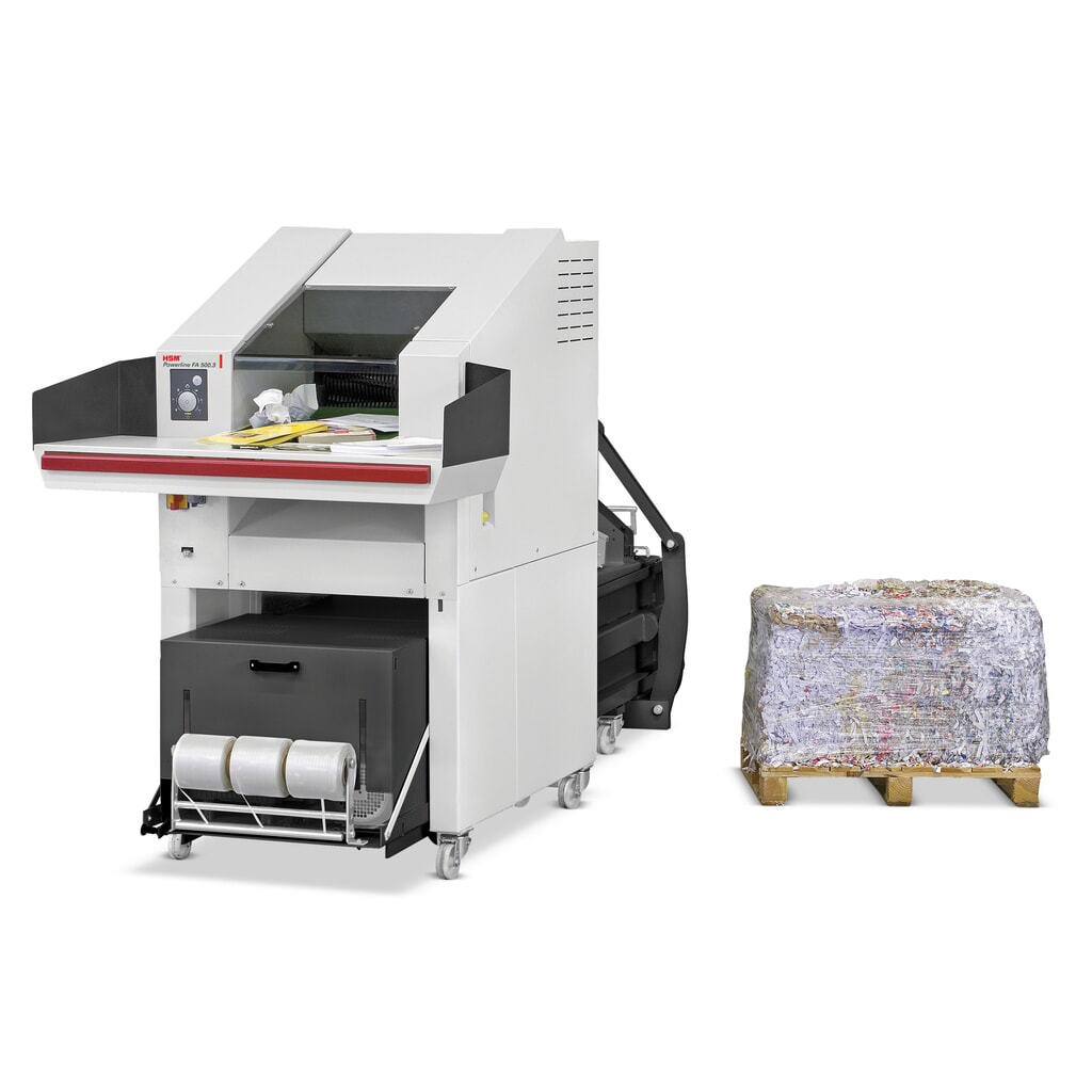 Productafbeelding nr. 2: HSM® shredder-pers-combinatieapparaat Powerline SP 5088, deeltjesgrootte 10,5 x 40-76 mm