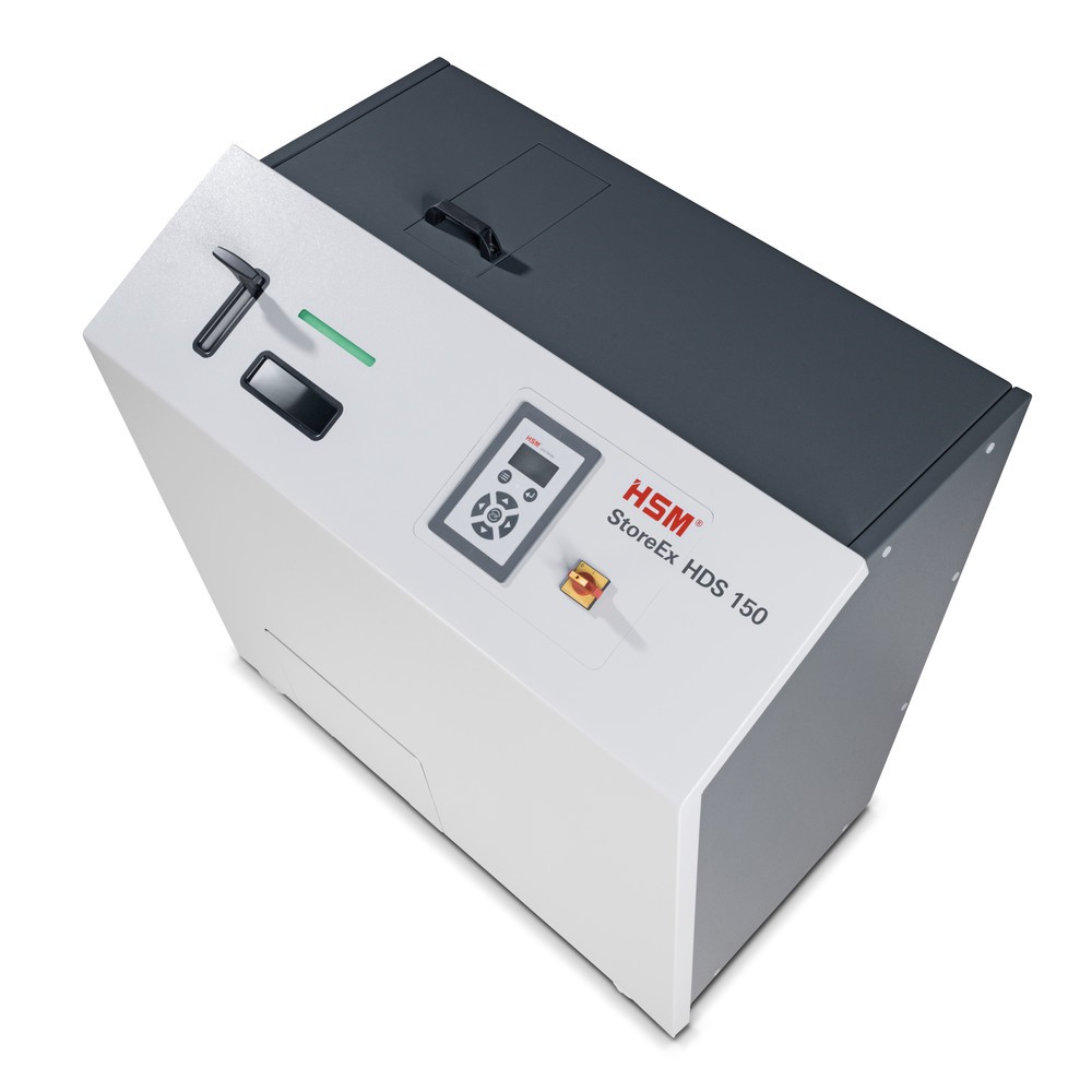 Productafbeelding nr. 2: HSM mediashredder StoreEx HDS 150, snijdt stroken van 40 mm