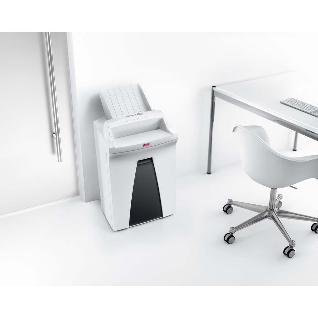 HSM papiervernietiger SECURIO AF150, automatisch intrekmechanisme voor papier, snijdt snippers van 4,5 x 30 mm Productafbeelding nr. 3: HSM papiervernietiger SECURIO AF150, automatisch intrekmechanisme voor papier, snijdt snippers van 4,5 x 30 mm