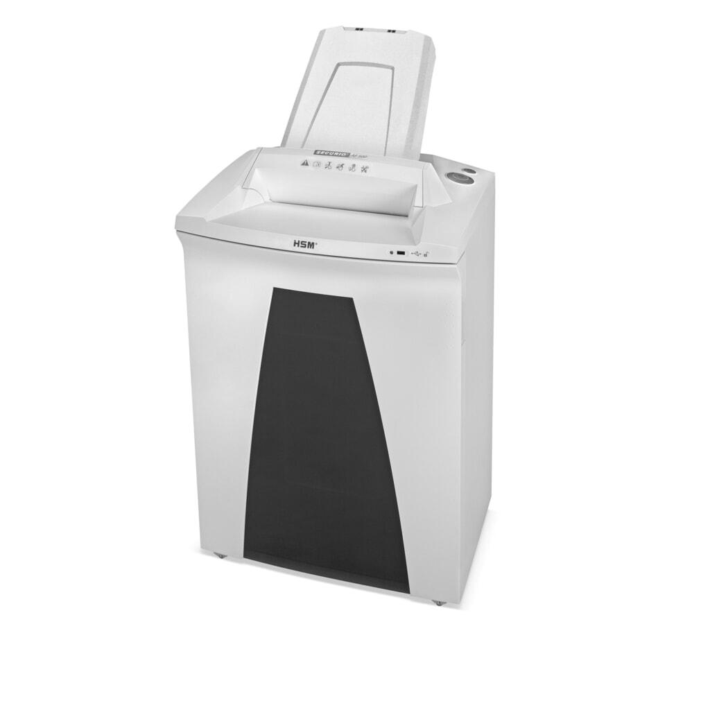 HSM papiervernietiger SECURIO AF500, automatisch intrekmechanisme voor papier, snijdt snippers van 4,5 x 30 mm Product afbeelding: HSM papiervernietiger SECURIO AF500, automatisch intrekmechanisme voor papier, snijdt snippers van 4,5 x 30 mm