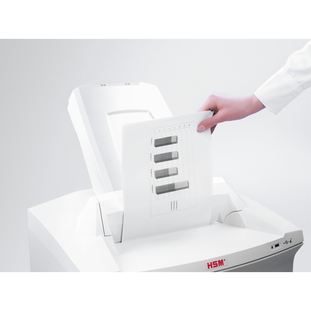 Productafbeelding nr. 2: HSM papiervernietiger SECURIO AF500, automatisch intrekmechanisme voor papier, snijdt snippers van 4,5 x 30 mm