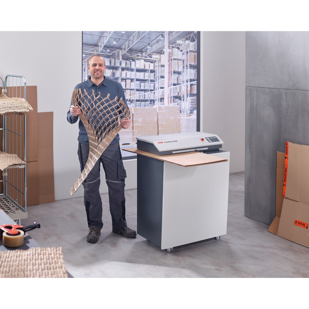 Productafbeelding nr. 12: HSM verpakkingsshredder ProfiPack P425, wisselstroom, incl. aanpassingsset voor afzuiging