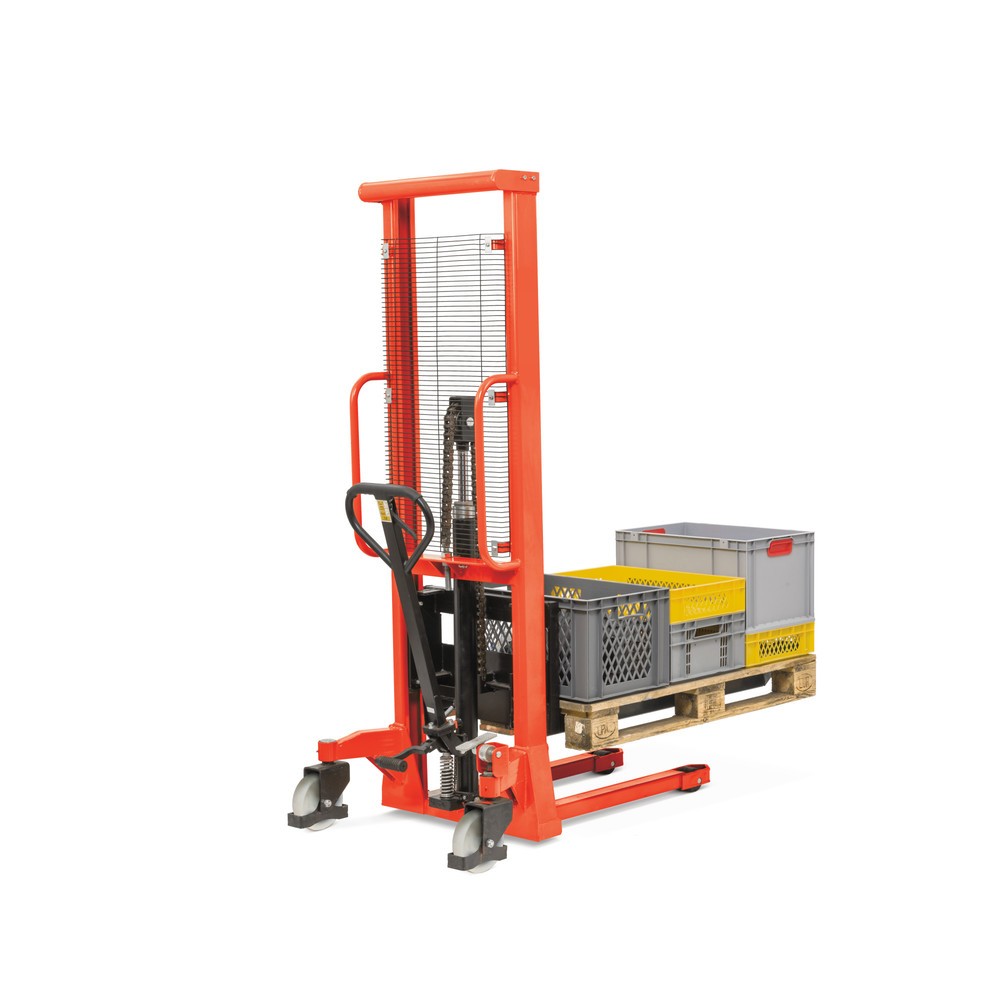 Productafbeelding nr. 3: Hydraulische heftruck BASIC PSM 1.0 met enkelvoudige hefmast, hefhoogte 1.600 mm, draagvermogen 1.000 kg