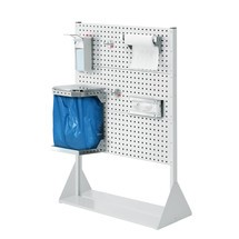 Productafbeelding nr. 1: Hygiënestation Kappes RasterPlan®, scheidingswand met 3 geperforeerde platen, hxbxd 1.450 x 1.000 x 430 mm, model 3