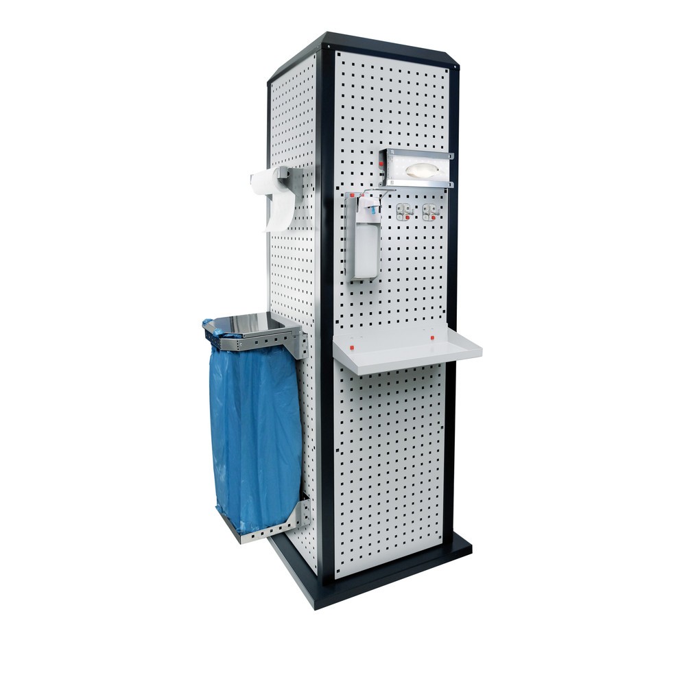 Product afbeelding: Hygiënestation Kappes RasterPlan®, stationair, zonder deur, hxbxd 2.015 x 700 x 700 mm, model 3