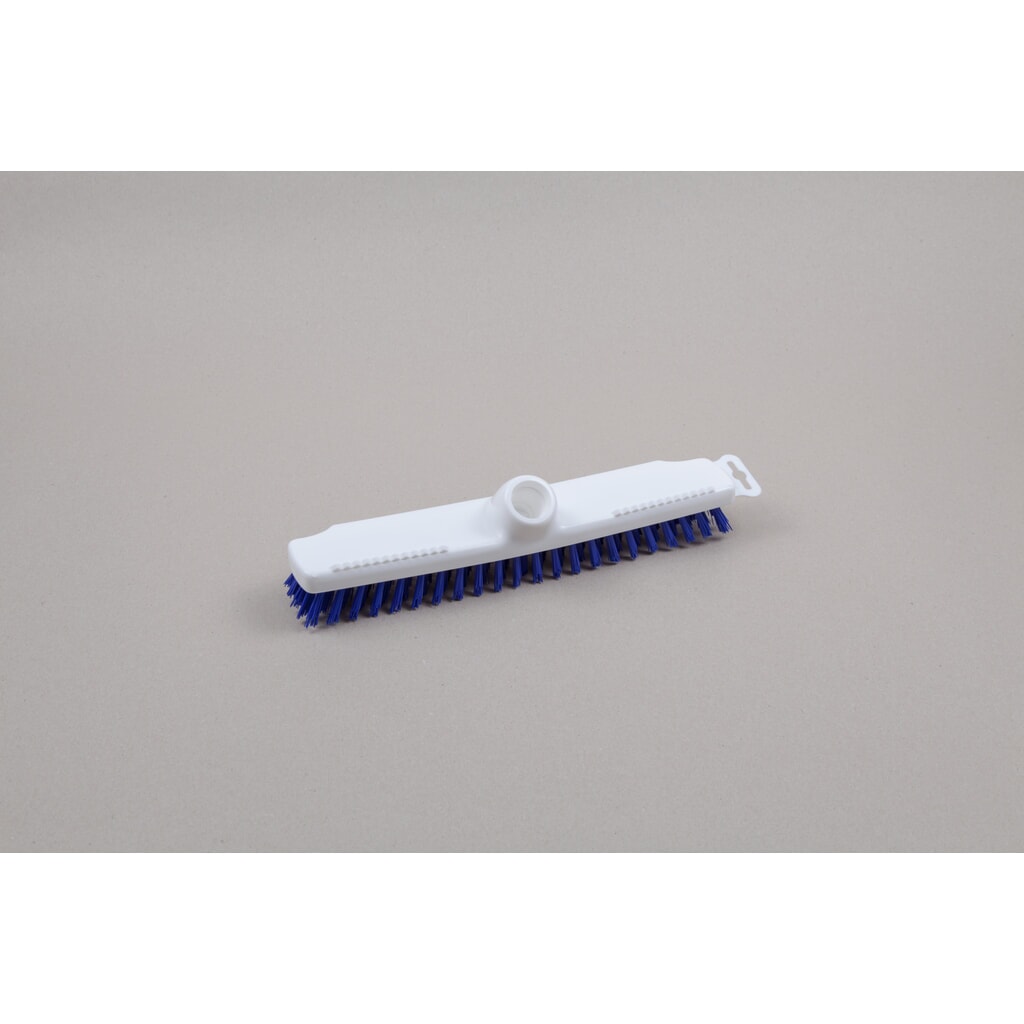 Hygiënewisser, kunststof, Duitse schroefdraad, polyester borstelharen 0,50, hard, 280 mm, blauw Product afbeelding: Hygiënewisser, kunststof, Duitse schroefdraad, polyester borstelharen 0,50, hard, 280 mm, blauw