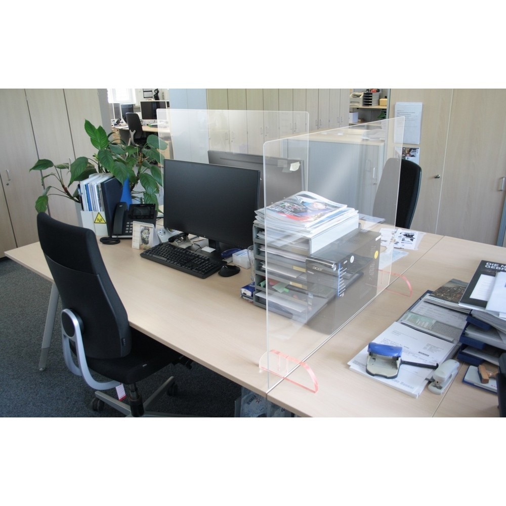 Productafbeelding nr. 2: Hygiënische beschermingswand, acrylglas, hxb 660 x 800 mm